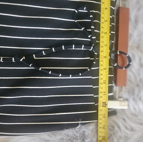 Shein Pinstripe Pencil Skirt - Picture 6 of 6